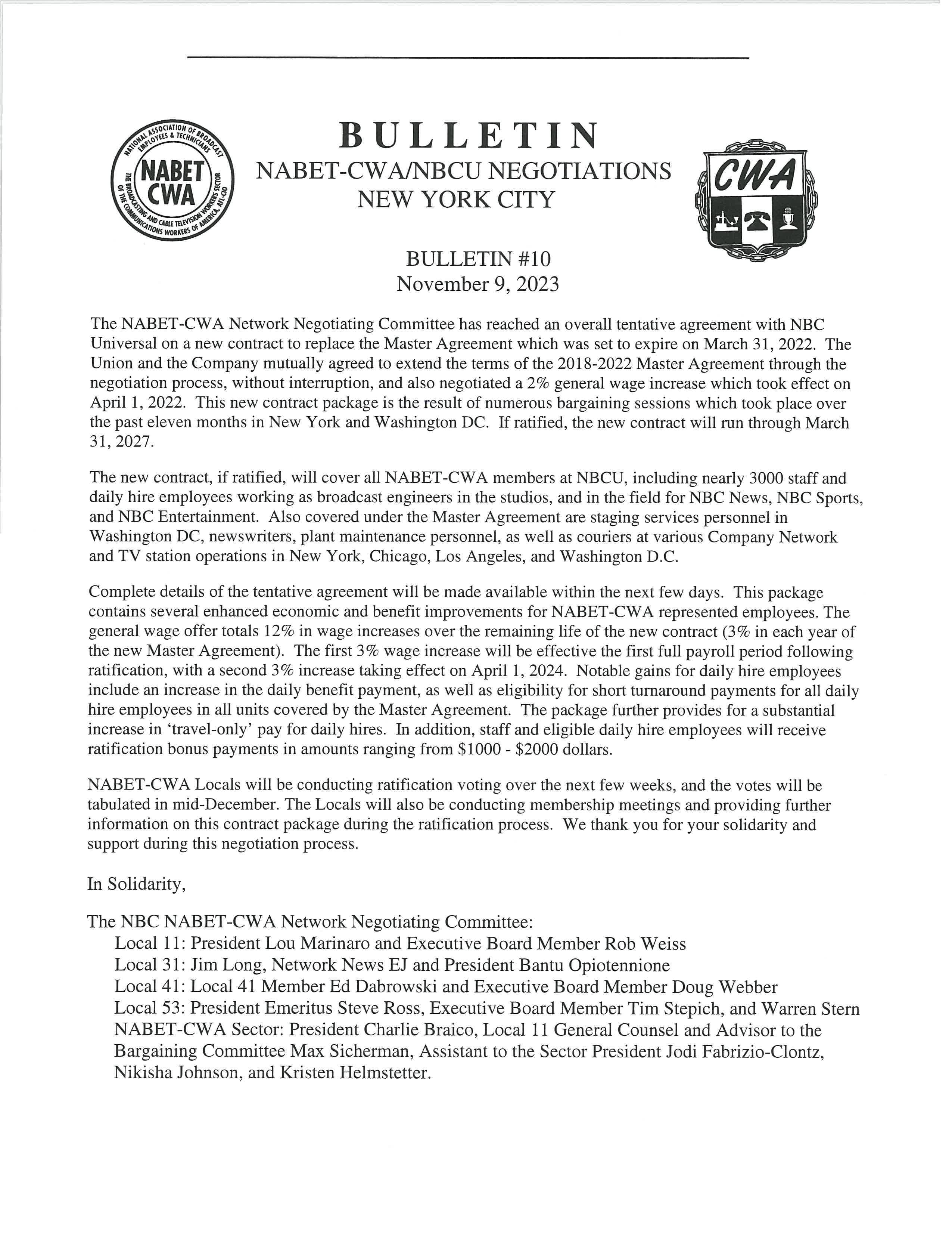 NCB Bulletin 10 2023