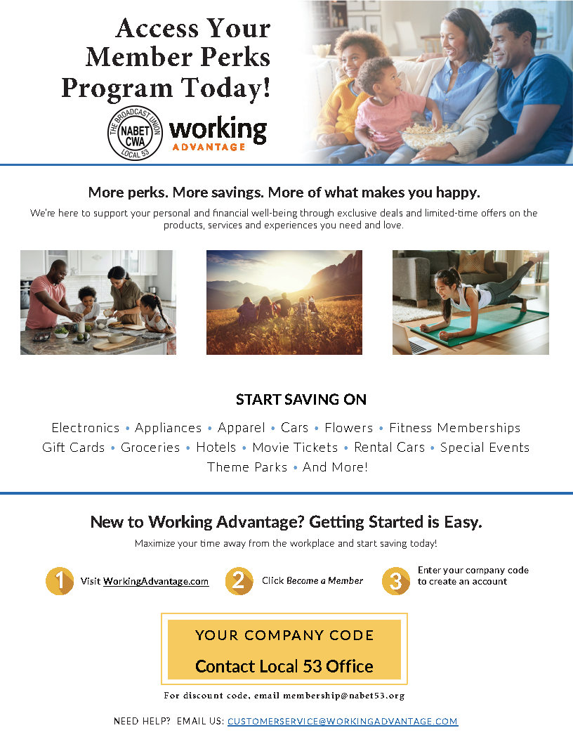 Working Advantage Flyer